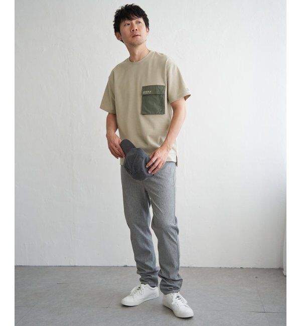 ikka「URBAN NATURE LIFE アーバンネイチャーライフ フラップポケットTシャツ」|Tシャツ・カットソー|
