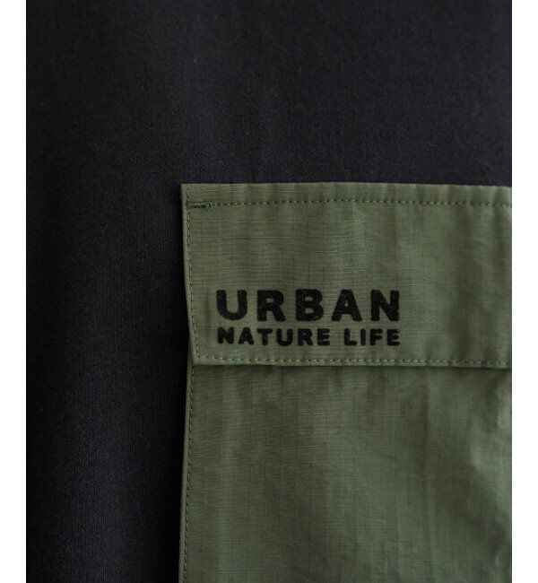 ikka「URBAN NATURE LIFE アーバンネイチャーライフ フラップポケットTシャツ」|Tシャツ・カットソー|