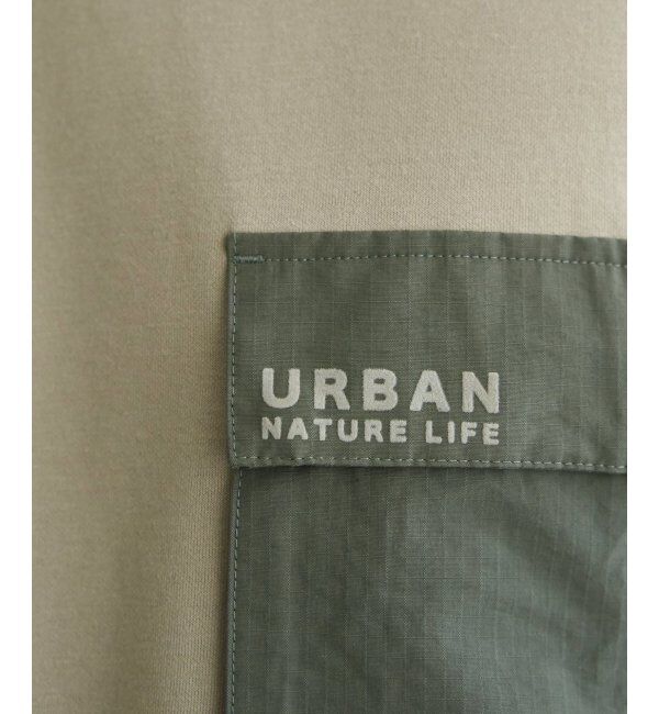 ikka「URBAN NATURE LIFE アーバンネイチャーライフ フラップポケットTシャツ」|Tシャツ・カットソー|