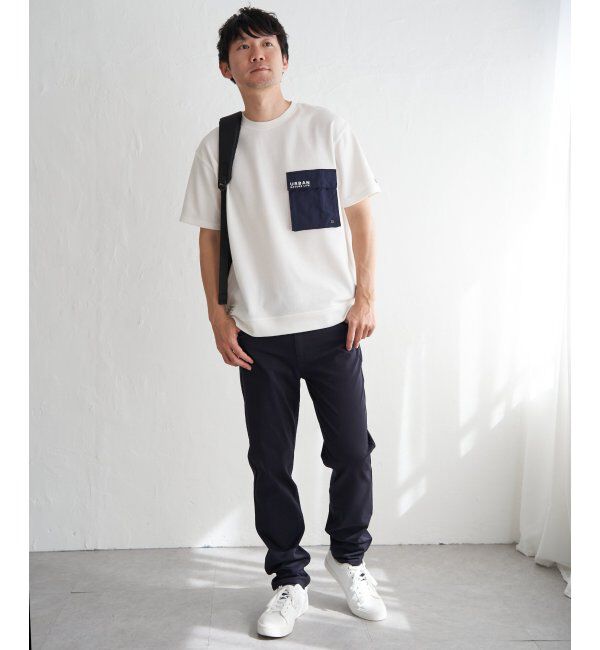 ikka「URBAN NATURE LIFE アーバンネイチャーライフ フラップポケットTシャツ」|Tシャツ・カットソー|