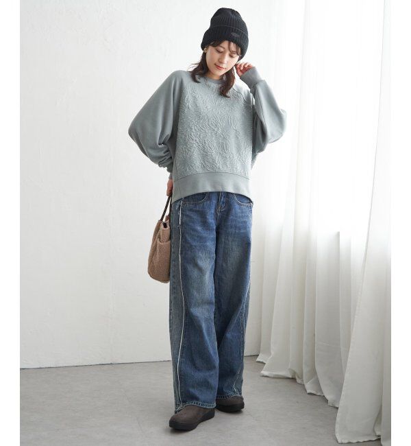 ikka「アートジャガードラグランプルオーバー」|その他|