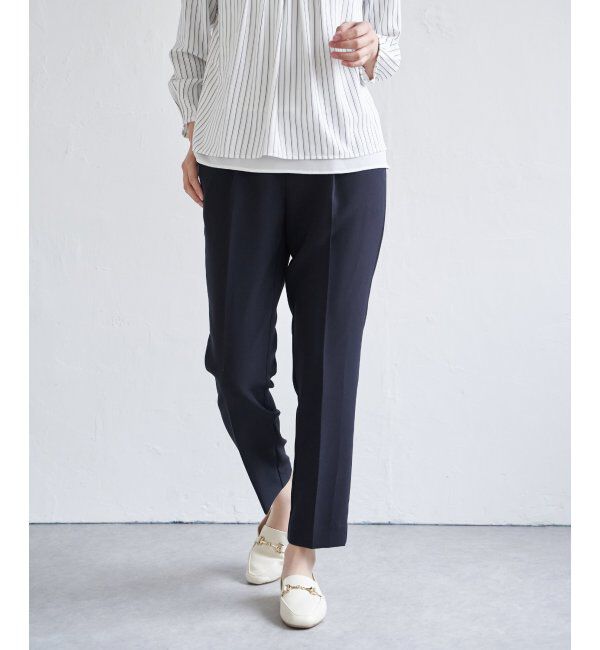 IKKA LOUNGE「【洗濯機で洗える／セットアップ対応】ウォッシャブルテーパードパンツ」|その他|