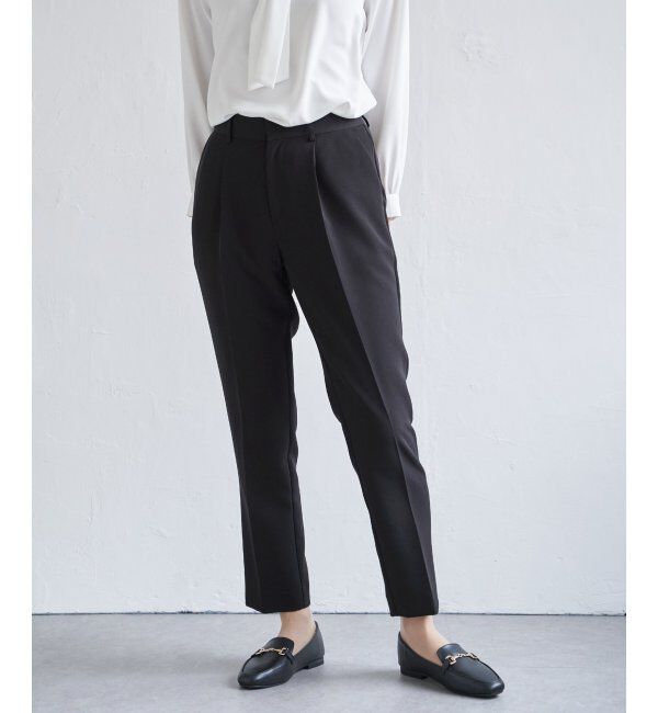 IKKA LOUNGE「【洗濯機で洗える／セットアップ対応】ウォッシャブルテーパードパンツ」|その他|