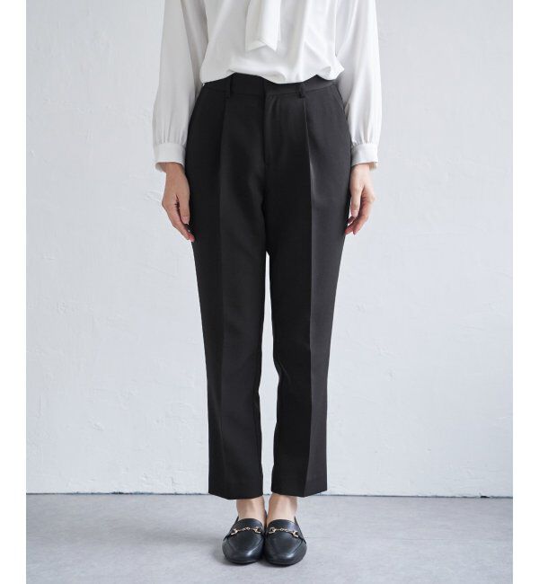 IKKA LOUNGE「【洗濯機で洗える／セットアップ対応】ウォッシャブルテーパードパンツ」|その他|