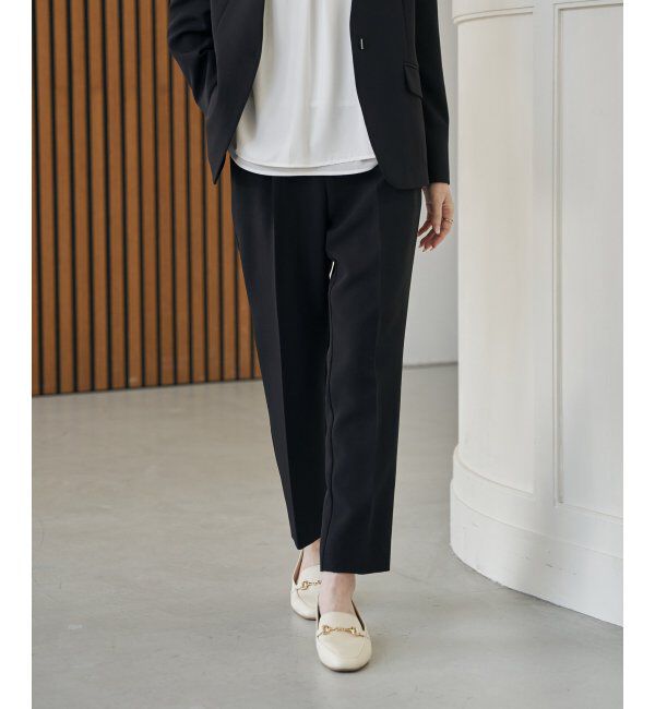 IKKA LOUNGE「【洗濯機で洗える／セットアップ対応】ウォッシャブルテーパードパンツ」|その他|