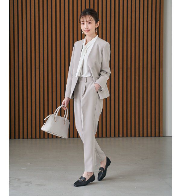 IKKA LOUNGE「【洗濯機で洗える／セットアップ対応】ウォッシャブルテーパードパンツ」|その他|