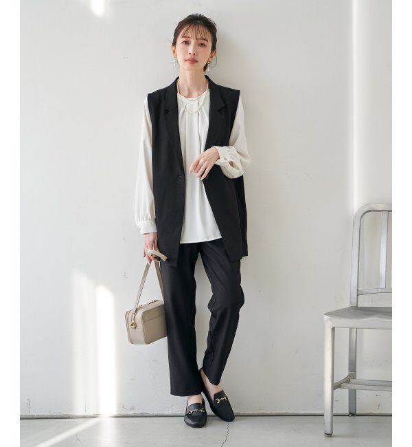 IKKA LOUNGE「【フォーマル対応】ジレセットアップ3点セット」|ドレス|