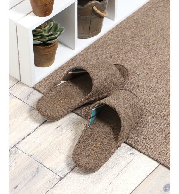 Lbc with Life「ｃｏｌｏｒｓルームシューズ」|ルームシューズ|ブラウン