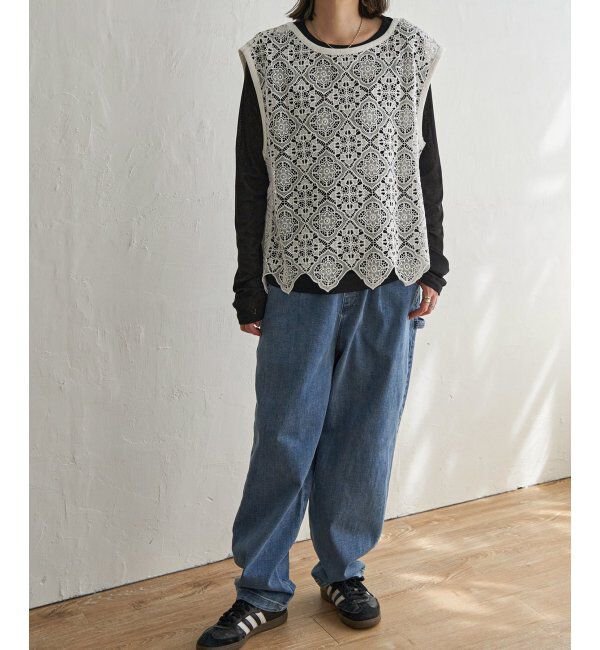 Lbc with Life「レース2WAYベスト」|シャツ・ブラウス|