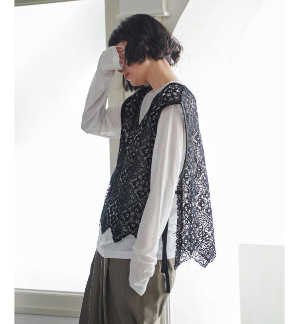 Lbc with Life「レース2WAYベスト」|シャツ・ブラウス|