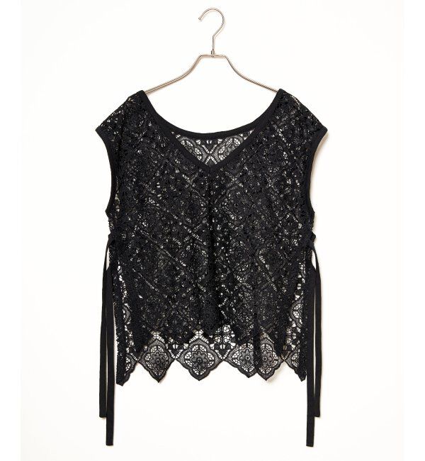 Lbc with Life「レース2WAYベスト」|シャツ・ブラウス|