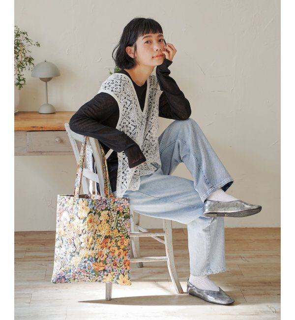 Lbc with Life「レース2WAYベスト」|シャツ・ブラウス|