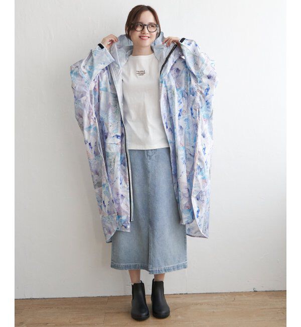 Lbc with Life「【撥水】KiU キウ スタンダードレインポンチョ 2」|傘|