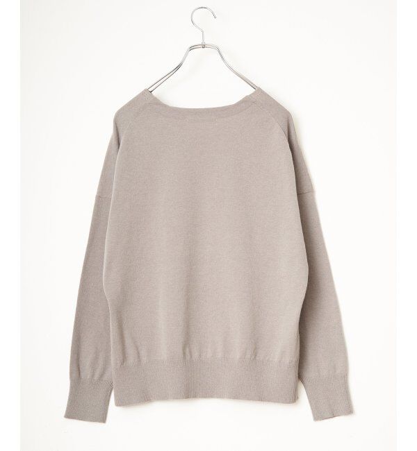 Lbc with Life「ソフトタッチアイレットVネックプルオーバー」|カーディガン|