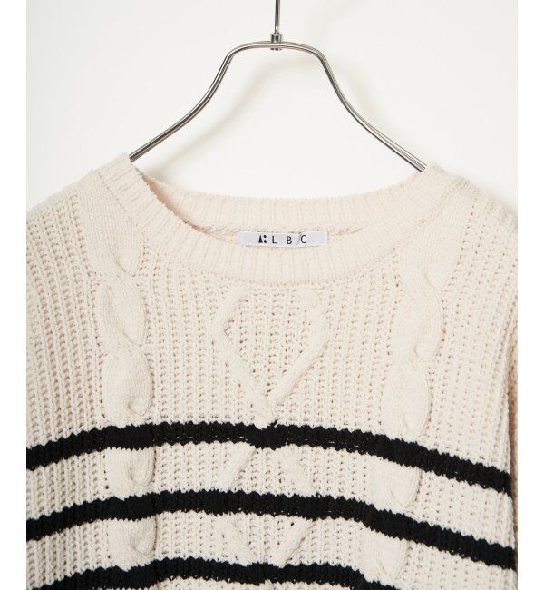 Lbc with Life「マットモールケーブルニットプルオーバー」|カーディガン|