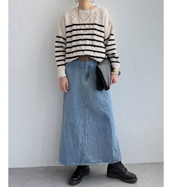 Lbc with Life「マットモールケーブルニットプルオーバー」|カーディガン|