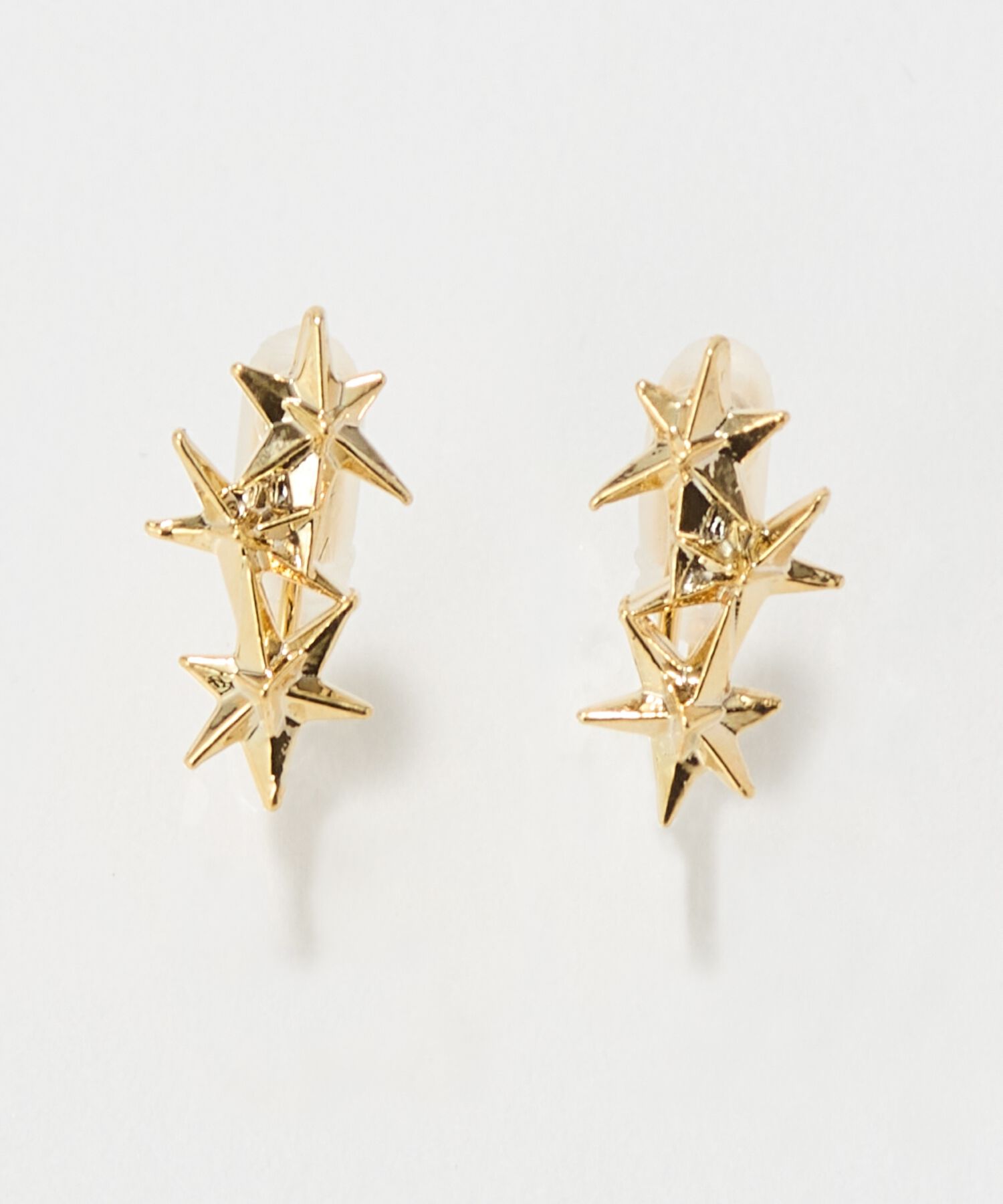 Phoebe「【痛くないシリーズ/金属アレルギー対応】メテオスターライトフィットイヤリング/ニッケルフリー」|イヤリング|