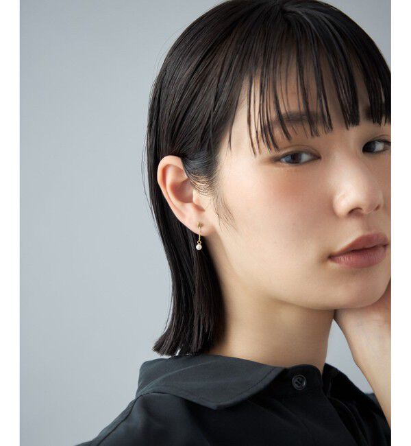 Jouete「ピアス チェーン パール」|ピアス|