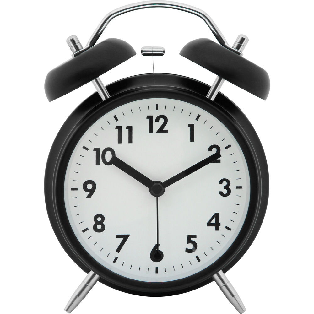 BACKYARD FAMILY「TABLE CLOCK 置時計 ベル 目覚まし時計 通販 置き時計 大音量 アナログ」|クロック・置時計|ブラック1