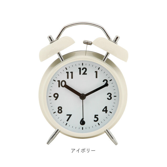 BACKYARD FAMILY「TABLE CLOCK 置時計 ベル 目覚まし時計 通販 置き時計 大音量 アナログ」|クロック・置時計|