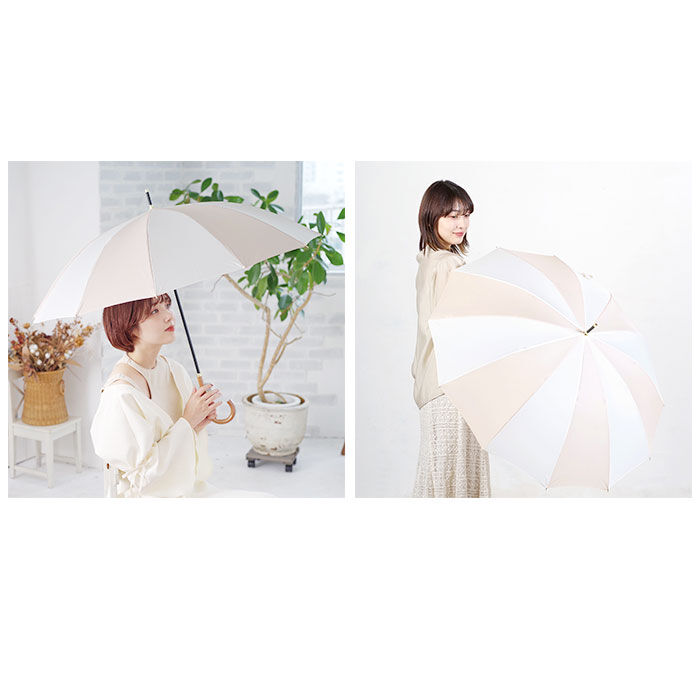 BACKYARD FAMILY「ニフティカラーズ 長傘 通販 nifty colors 傘 レディース 手開き 55cm 晴雨兼用」|傘|