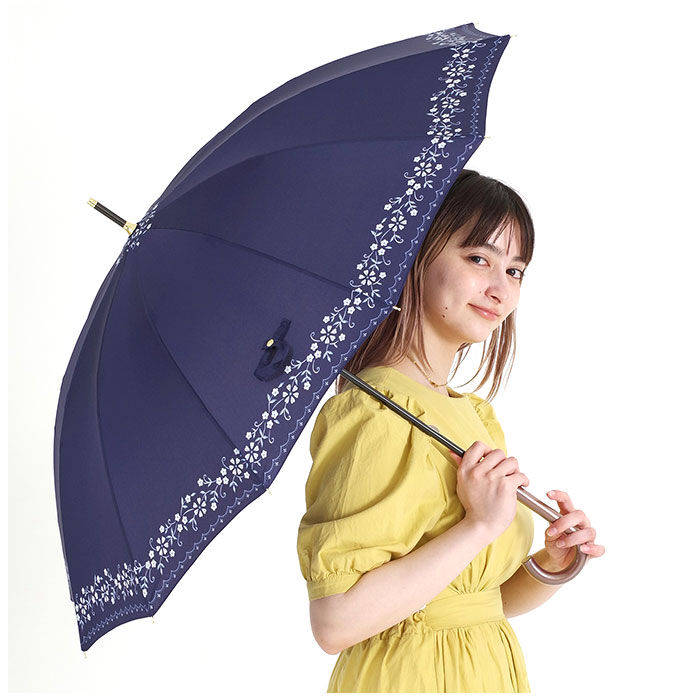 BACKYARD FAMILY「ニフティカラーズ 長傘 通販 nifty colors 傘 レディース 手開き 55cm 晴雨兼用」|傘|