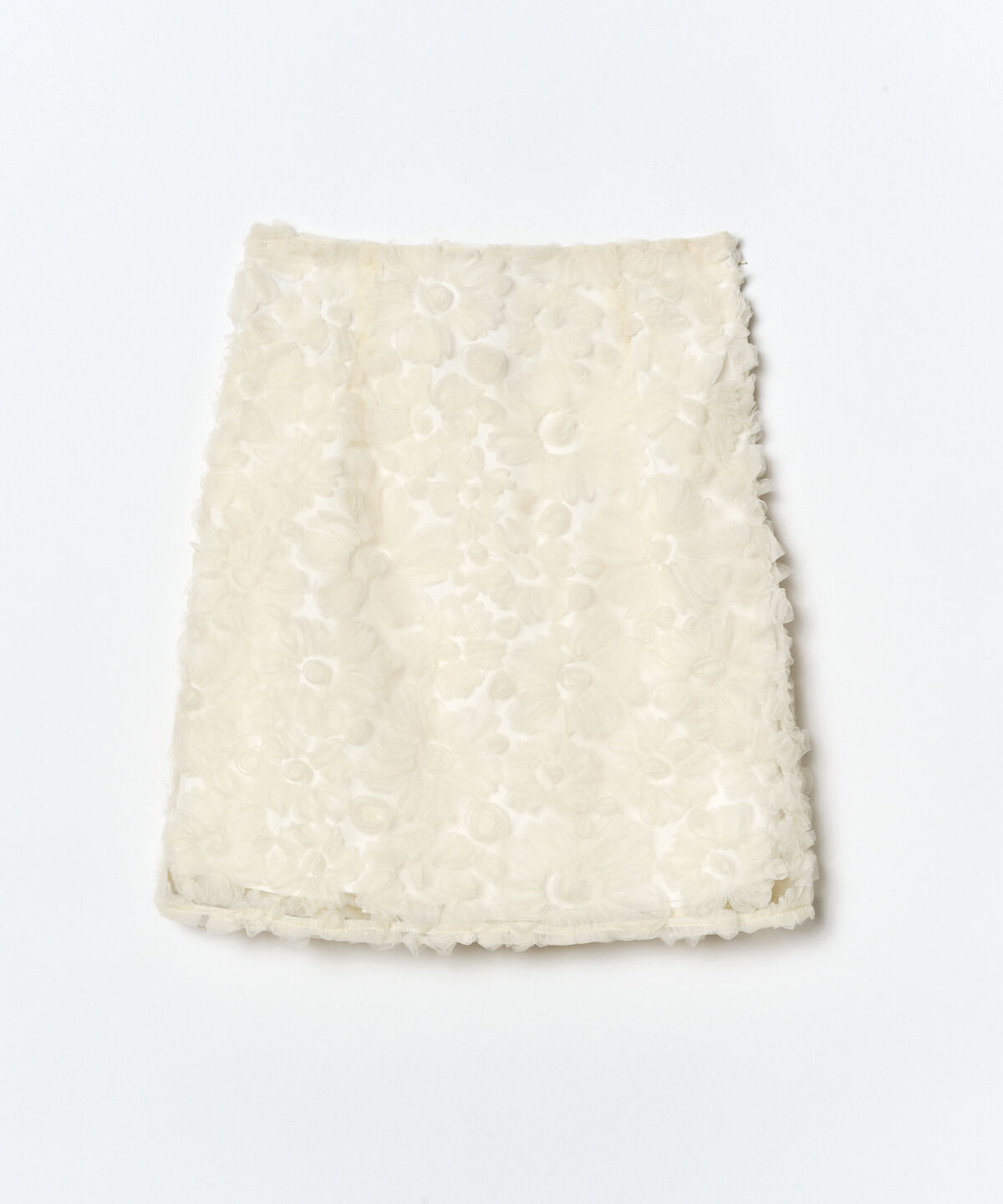 REDYAZEL「3Dフラワーレースミニスカート」|台形|
