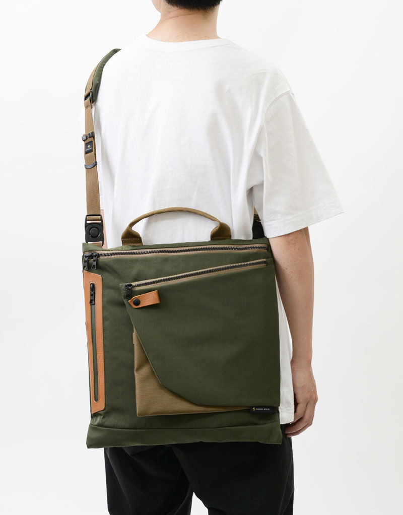 master-piece「CIRCUS 2WAYトートバッグ」|トートバッグ|カーキ