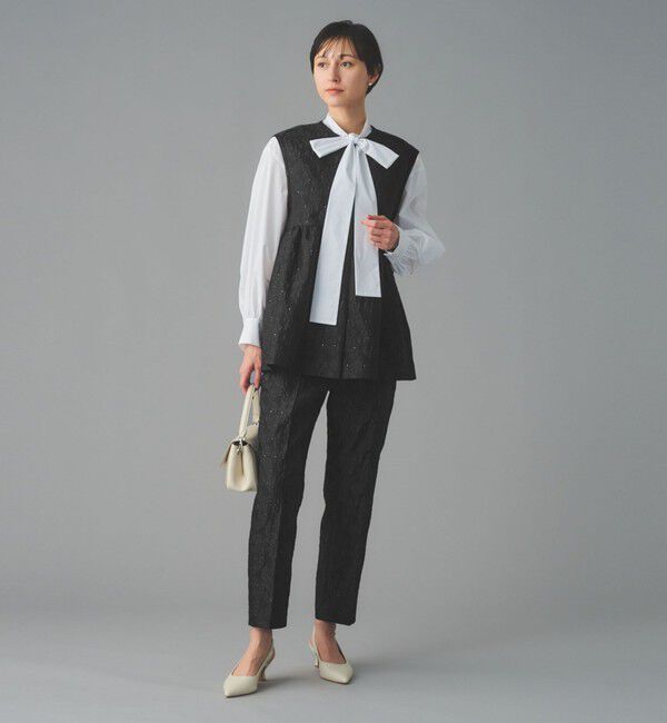 UNITED ARROWS「GISHA 2トーン ジャガード ベスト」|ベスト・ジレ|