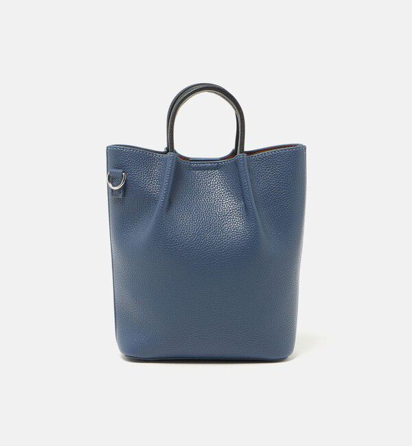 UNITED ARROWS green label relaxing「シボ レザーライク ミニ ショルダーバッグ トートバッグ」|ショルダー・メッセンジャー|COBALT