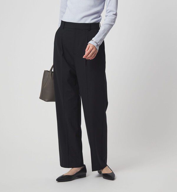 UNITED ARROWS green label relaxing「［size SHORT/TALLあり］カチリラ ストレート パンツ ウォッシャブル ストレッチ」|スラックス|