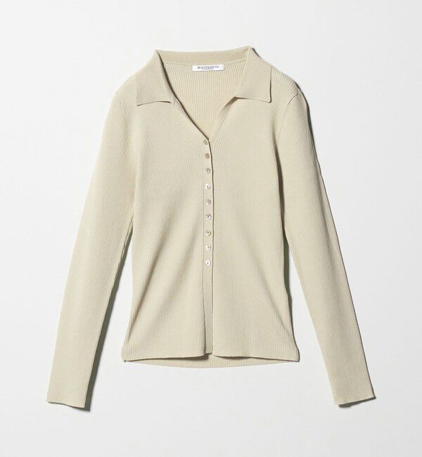 BEAUTY&YOUTH UNITED ARROWS「スキッパー リブニットカーディガン ウォッシャブル」|カーディガン|