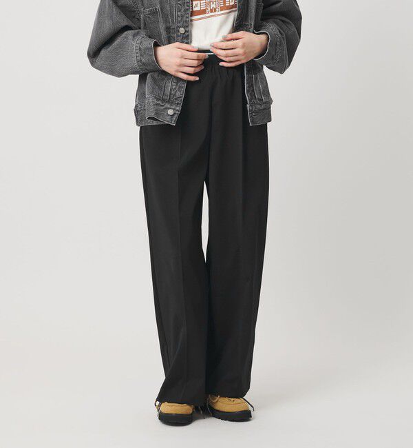 BEAUTY&YOUTH UNITED ARROWS「ラインゴム ワイドパンツ ウォッシャブル 防シワ」|その他|