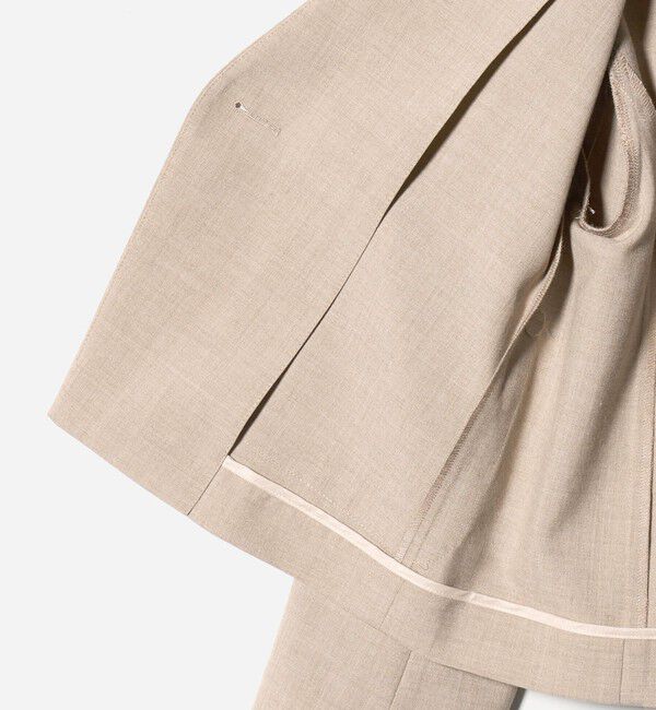 BEAUTY&YOUTH UNITED ARROWS「ポリエステルブレンド カラーレス ショートジャケット」|ノーカラージャケット|