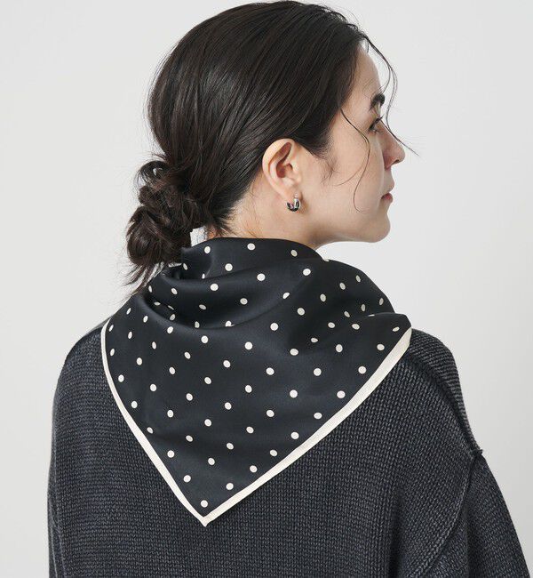 BEAUTY&YOUTH UNITED ARROWS「ポリエステル ドット スカーフ」|バンダナ・スカーフ|