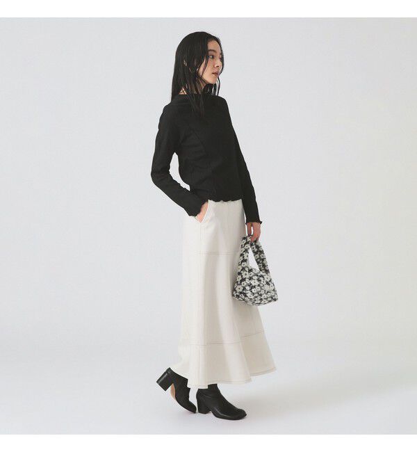 Ray BEAMS 「シュリンク メロー センターシーム Tシャツ」|Tシャツ・カットソー|