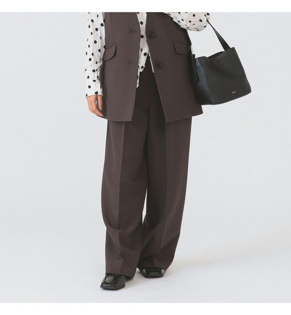 Ray BEAMS 「2タック ワイド パンツ」|チノ|