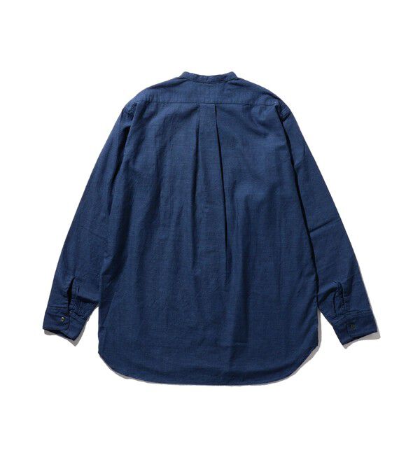 BEAMS PLUS「BEAMS PLUS / Band Collar Indigo Chambray」|シャツ・ブラウス|