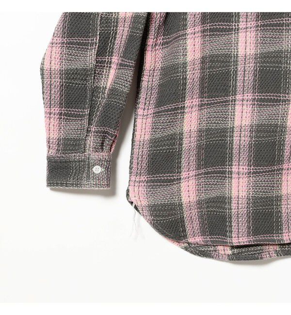 BEAMS PLUS「WORK Waffle Plaid」|シャツ・ブラウス|