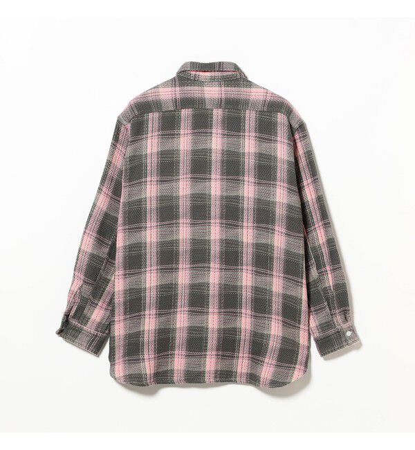 BEAMS PLUS「WORK Waffle Plaid」|シャツ・ブラウス|