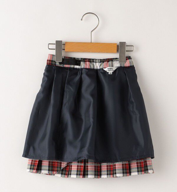 SHIPS KIDS「SHIPS KIDS:110～130cm / タータンチェック プリーツ スカート」|スカート|
