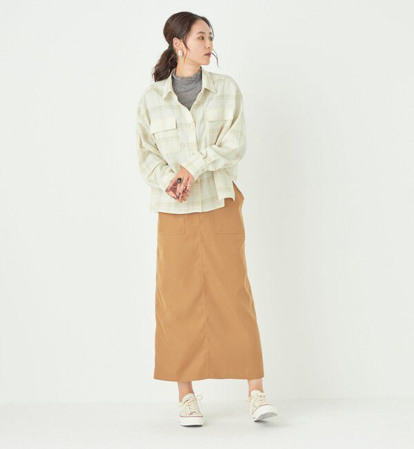 SHIPS Colors 「SHIPS Colors:〈洗濯機可能〉タスラン ベイカー スカート」|スカート|