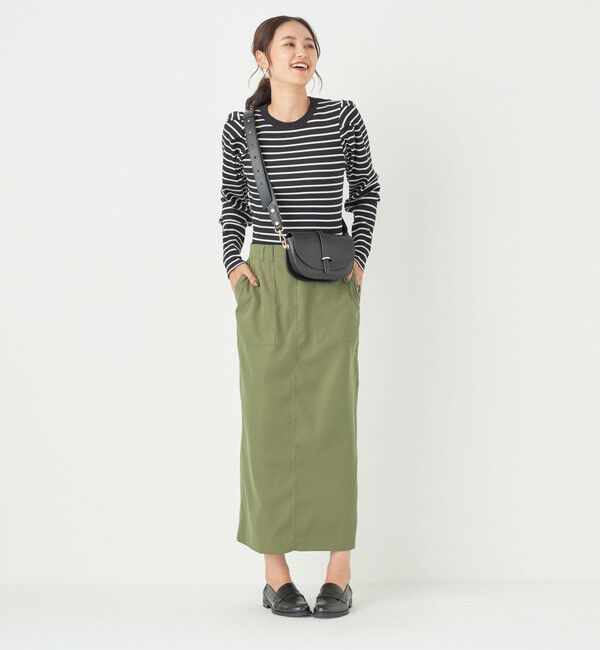 SHIPS Colors 「SHIPS Colors:〈洗濯機可能〉タスラン ベイカー スカート」|スカート|