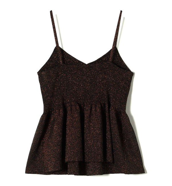 SHIPS for women「*〈手洗い可能〉ラメ ペプラム キャミソール 24SS ◇」|ベスト・ジレ|