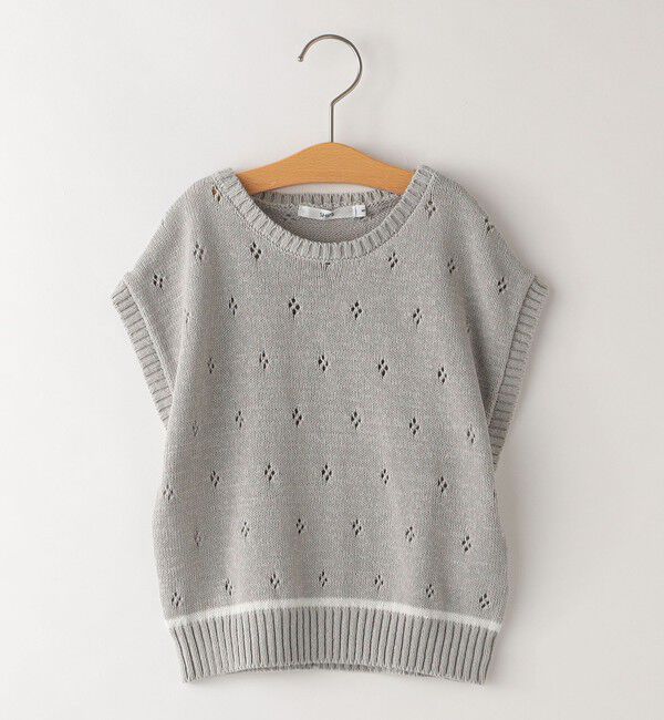 SHIPS KIDS「SHIPS KIDS:100～125cm / サマーニット ベスト」|ベスト・ジレ|