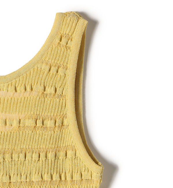 SHIPS for women「NEPLA.:〈手洗い可能〉ニット ジャカード タンク」|ニット・セーター|