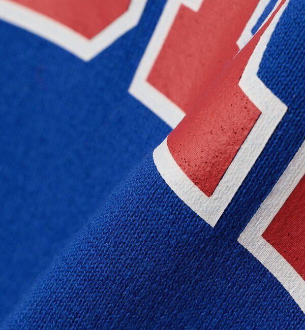 SHIPS any「【WEB限定】SHIPS any: 〈手洗い可能〉スウェット ライク カレッジ ロゴ クルーネック ニット◇」|スウェット・ジャージ|