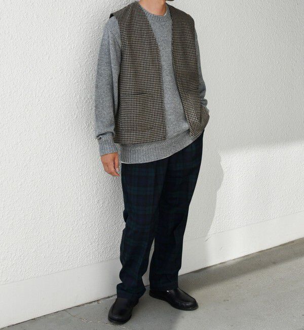 SHIPS any「SHIPS any: 〈手洗い可能〉リラックス ツイード ジップ ベスト◇」|ベスト・ジレ|