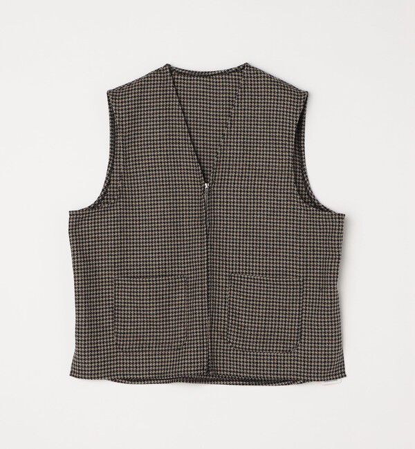 SHIPS any「SHIPS any: 〈手洗い可能〉リラックス ツイード ジップ ベスト◇」|ベスト・ジレ|