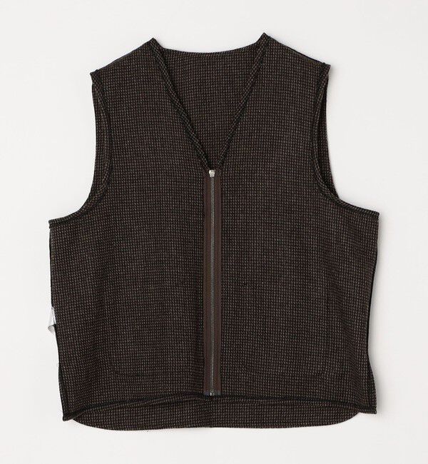 SHIPS any「SHIPS any: 〈手洗い可能〉リラックス ツイード ジップ ベスト◇」|ベスト・ジレ|